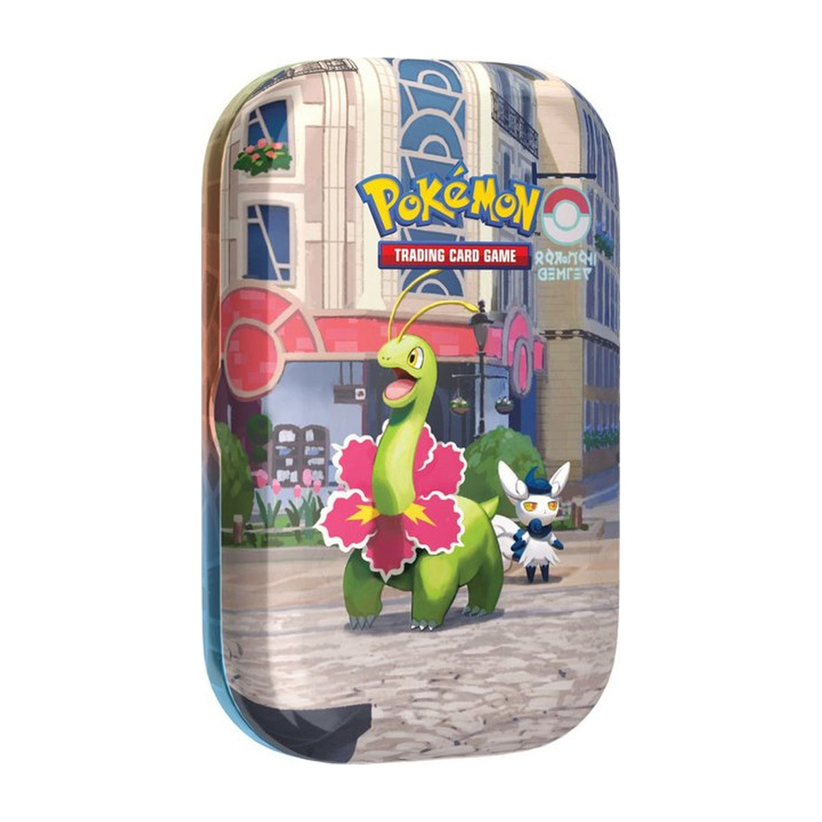 Lumiose City Mini Tin – Meganium & Meowstic