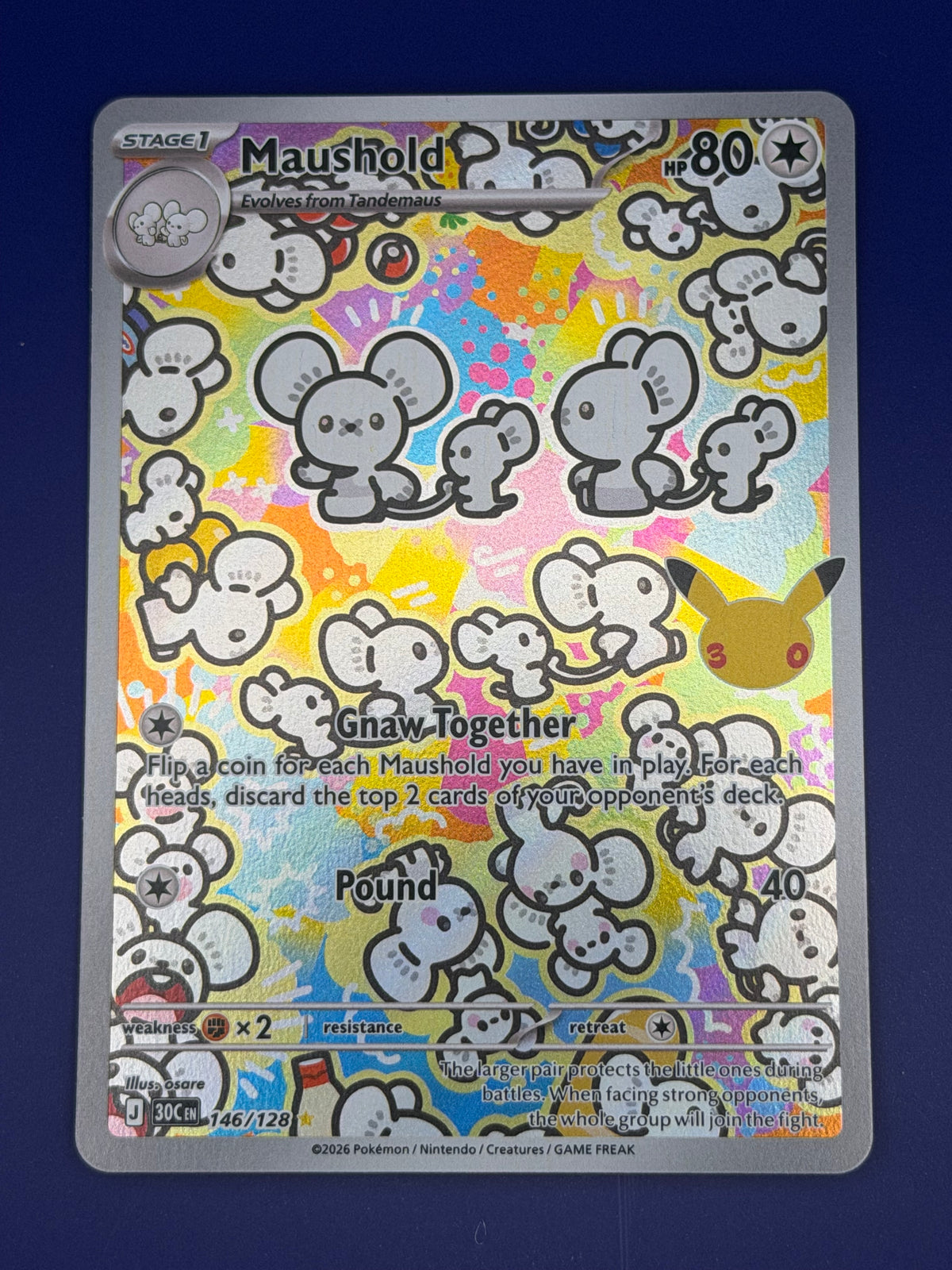Maushold – 146/128 Illustration Rare – 30th Celebration