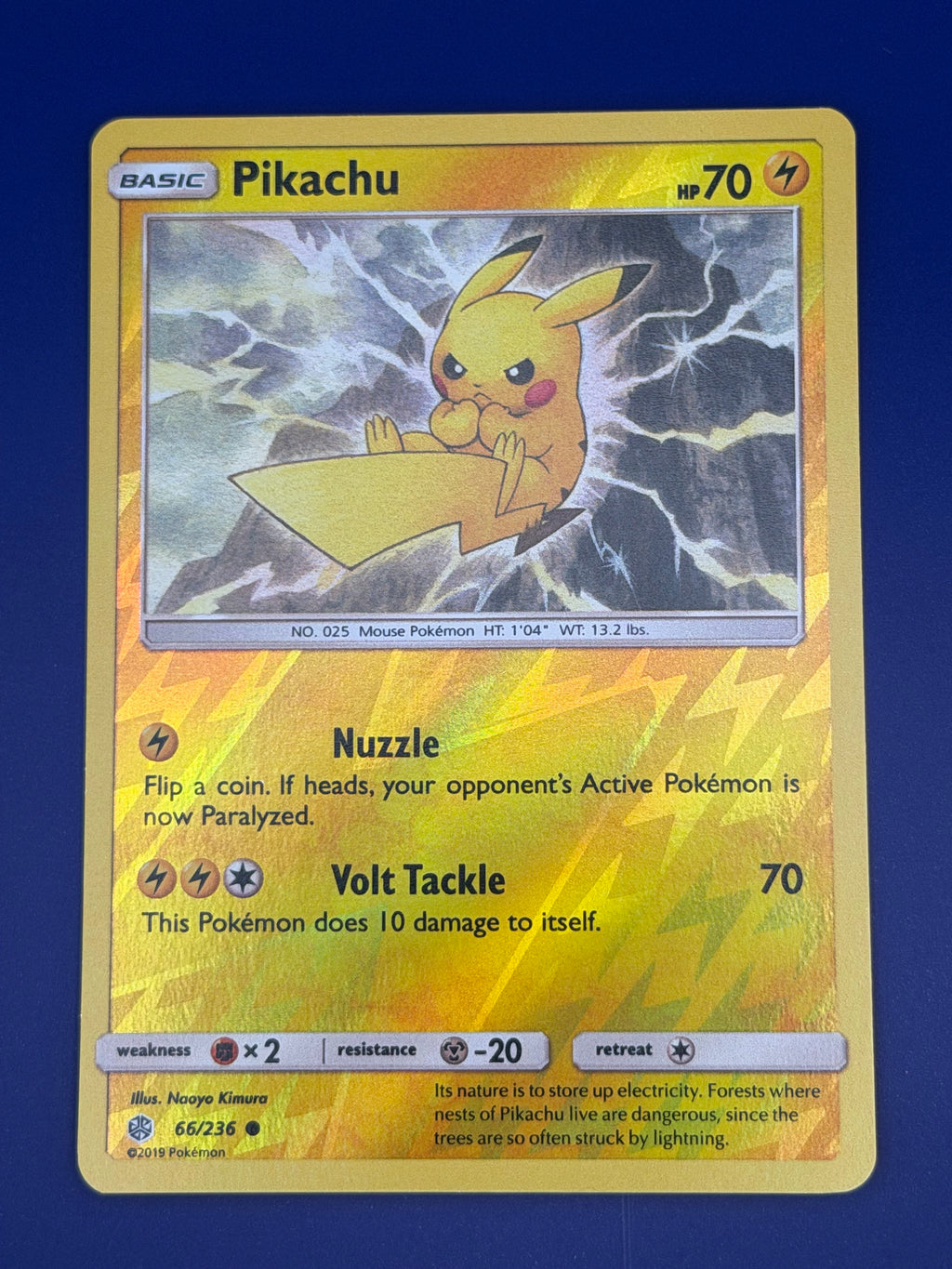 Pikachu – 66/236 Reverse Holo – Cosmic Eclipse